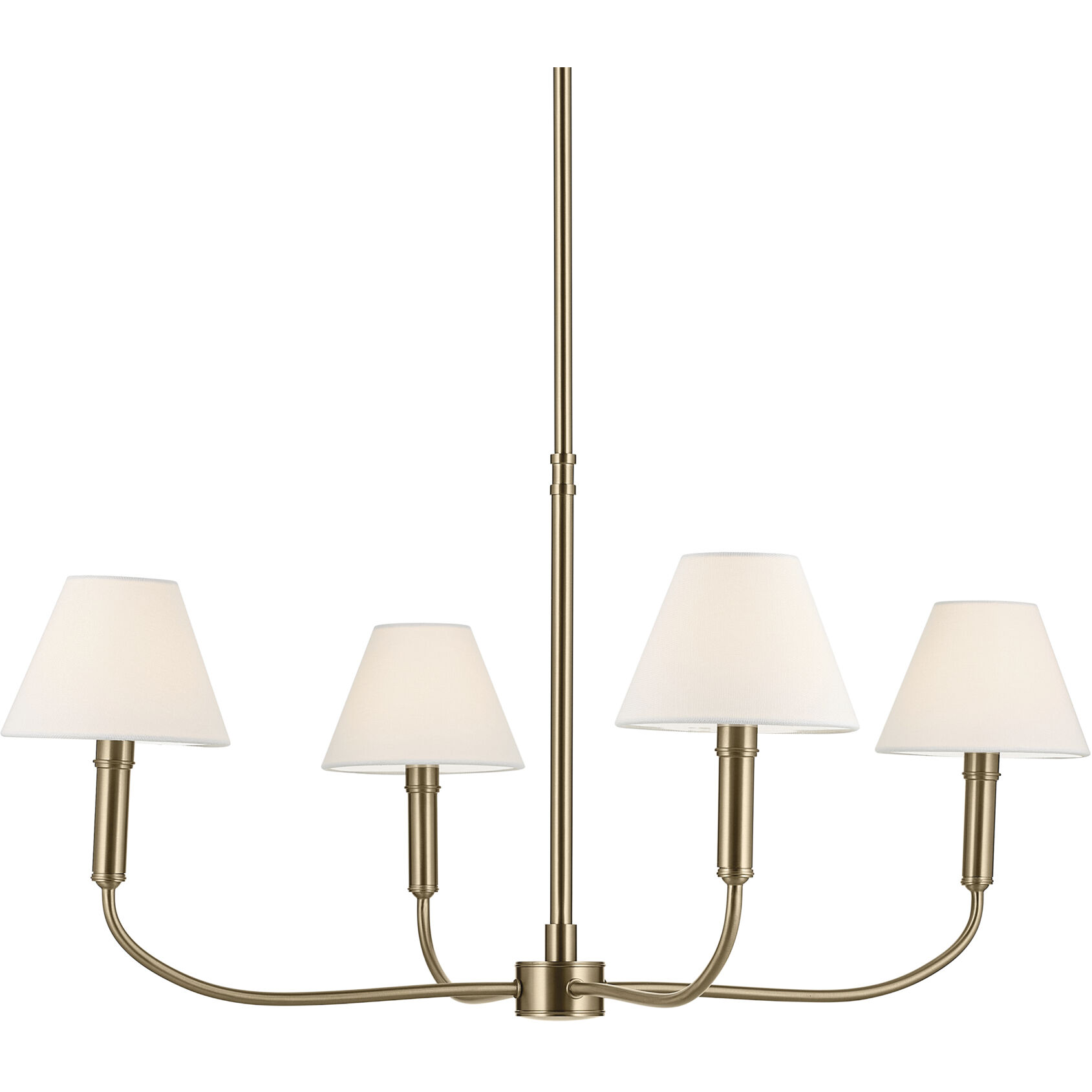 Eadie 4 Light Champagne Bronze Chandelier Ceiling Light