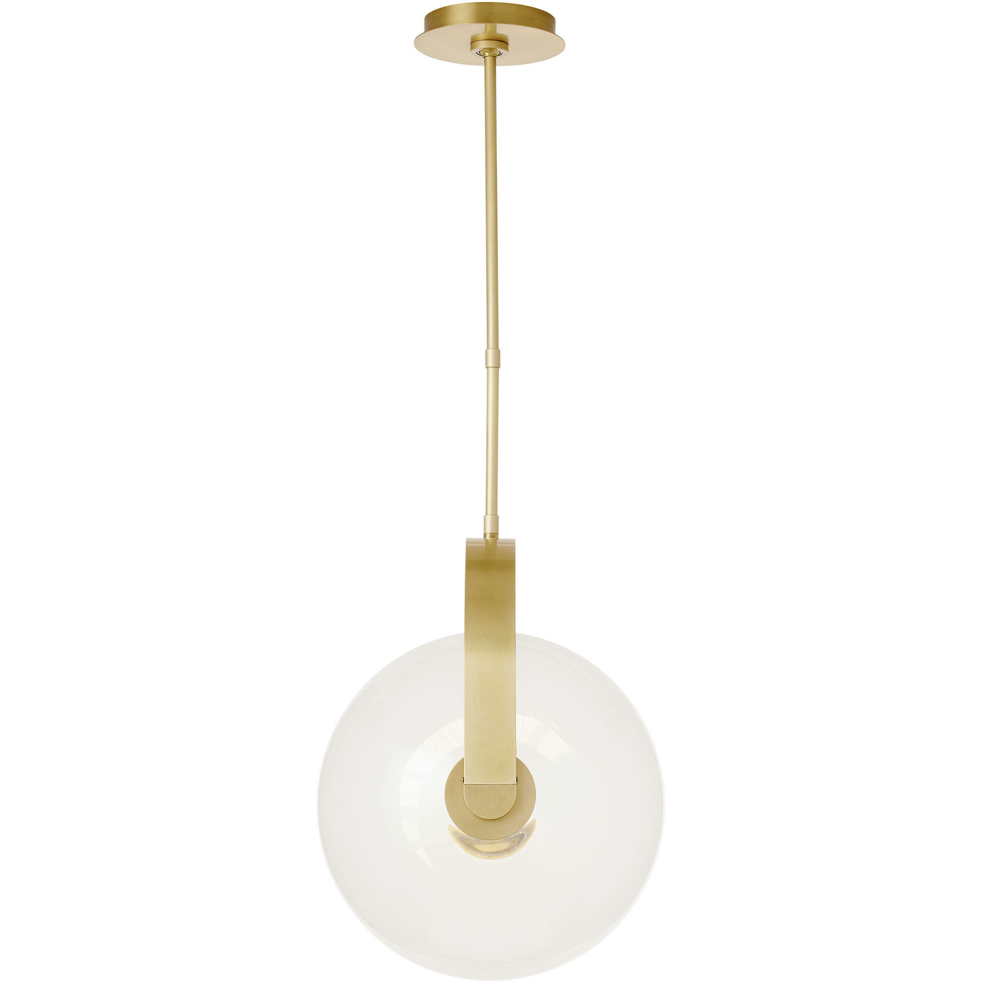 Sean Lavin Fues Line-Voltage Pendant Ceiling Light in Clear Glass