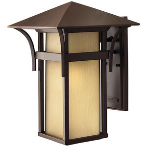 Estate Series Harbor LED 16 inch Anchor Bronze Outdoor Wall Mount Lantern, Large