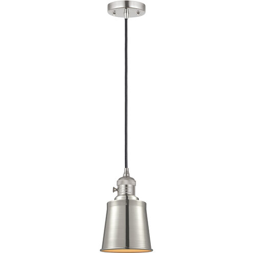 Franklin Restoration Addison LED 5 inch Polished Nickel Mini Pendant Ceiling Light