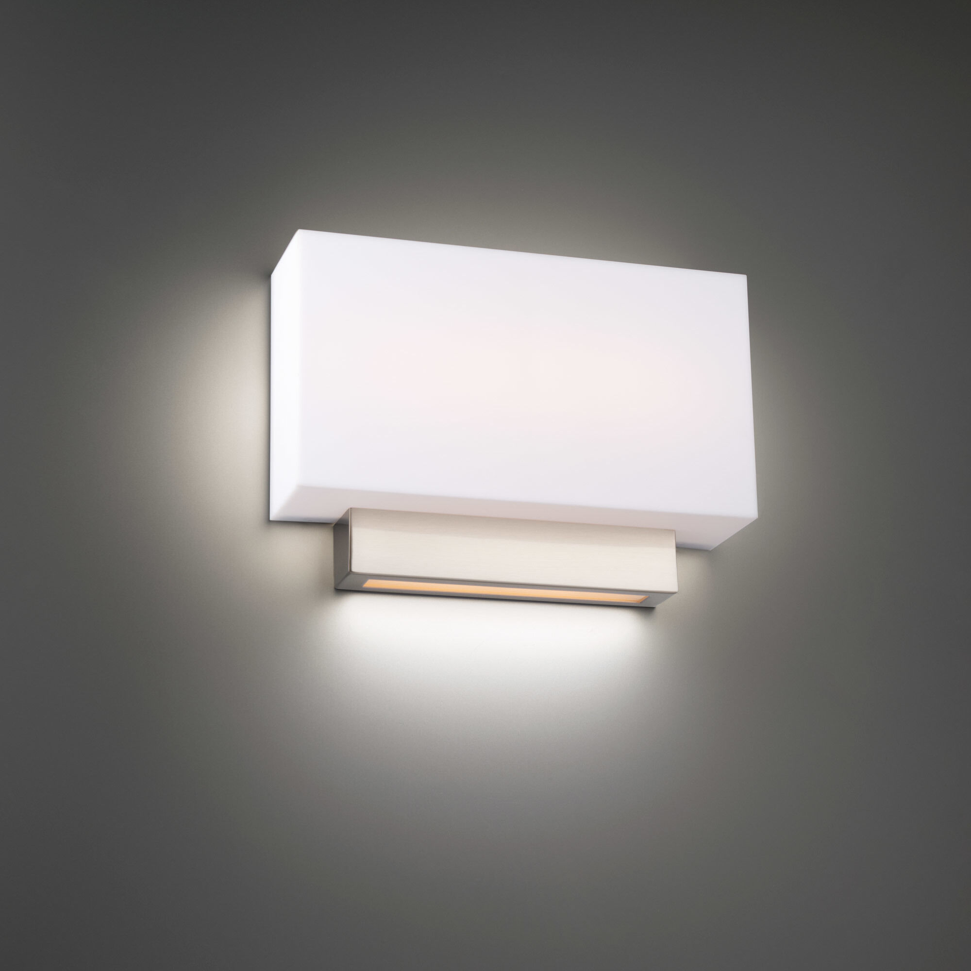 Maven Wall Sconce Wall Light in Brushed Nickel, dweLED