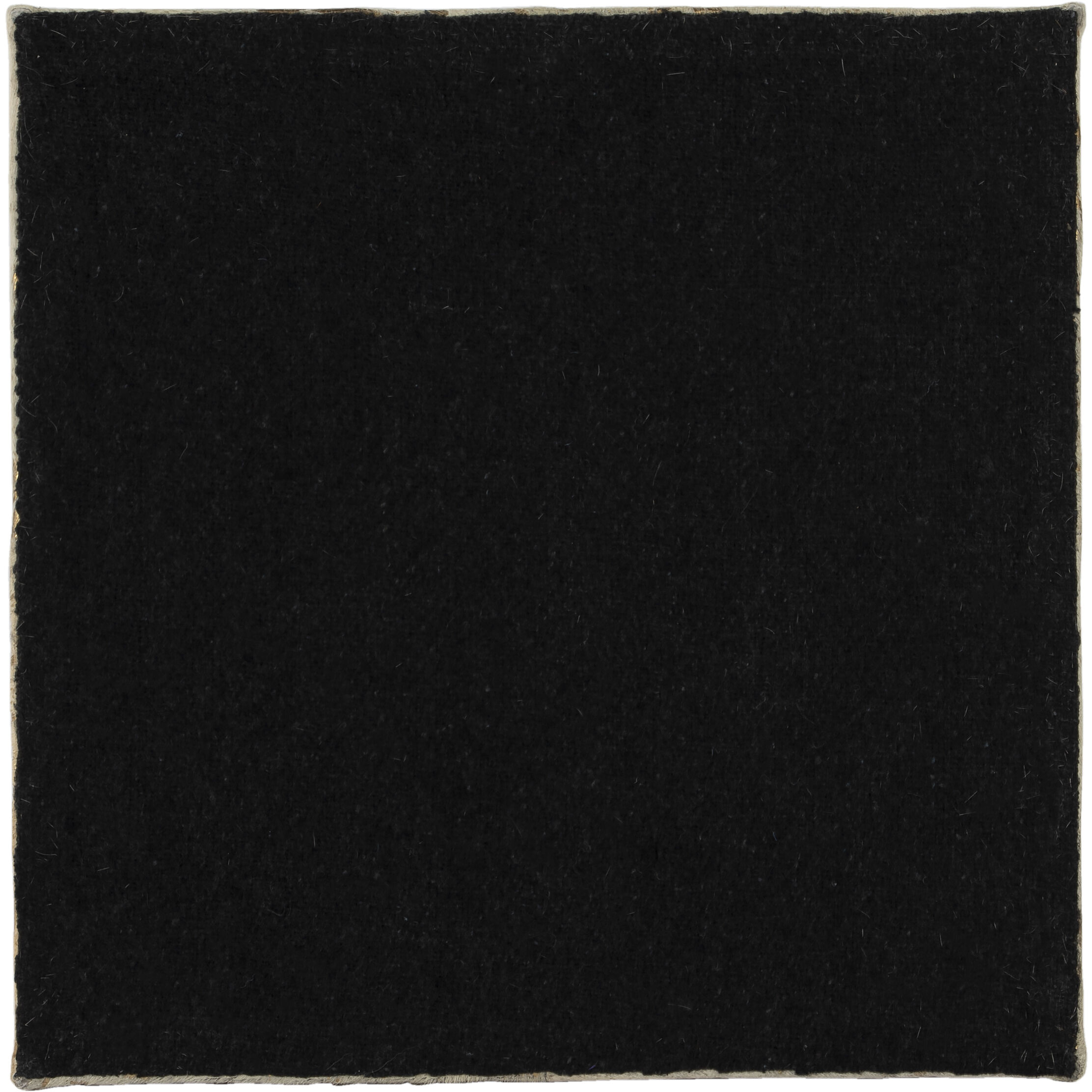 Victorian Hair on Hide with Spots Cube Ottoman in White