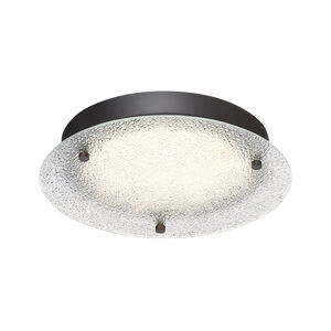 Edge Lit LED 12 inch Satin Bronze Flushmount Ceiling Light