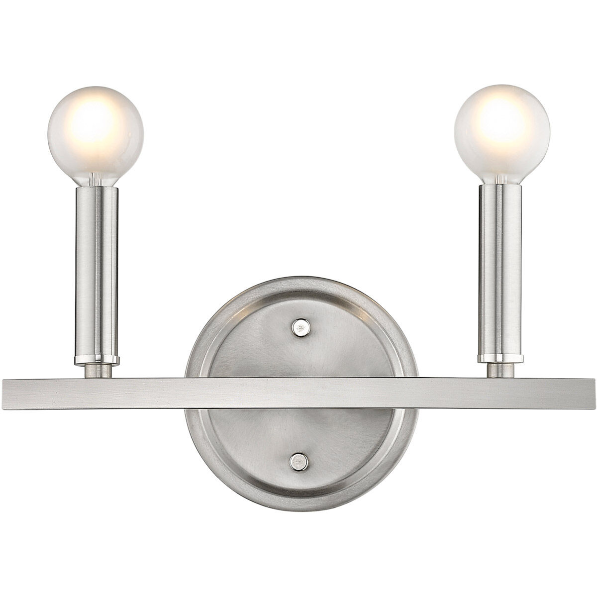 Sawyer 2 Light 12 inch Satin Nickel Vanity Light Wall Light