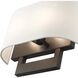 ADA Wall Sconces 2 Light 13 inch Bronze ADA Medium ADA Sconce Wall Light, Medium
