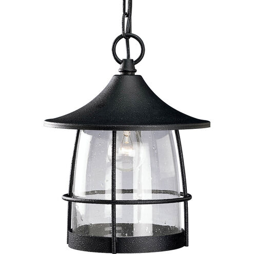 Prairie 1 Light 10 inch Gilded Iron Outdoor Hanging Lantern