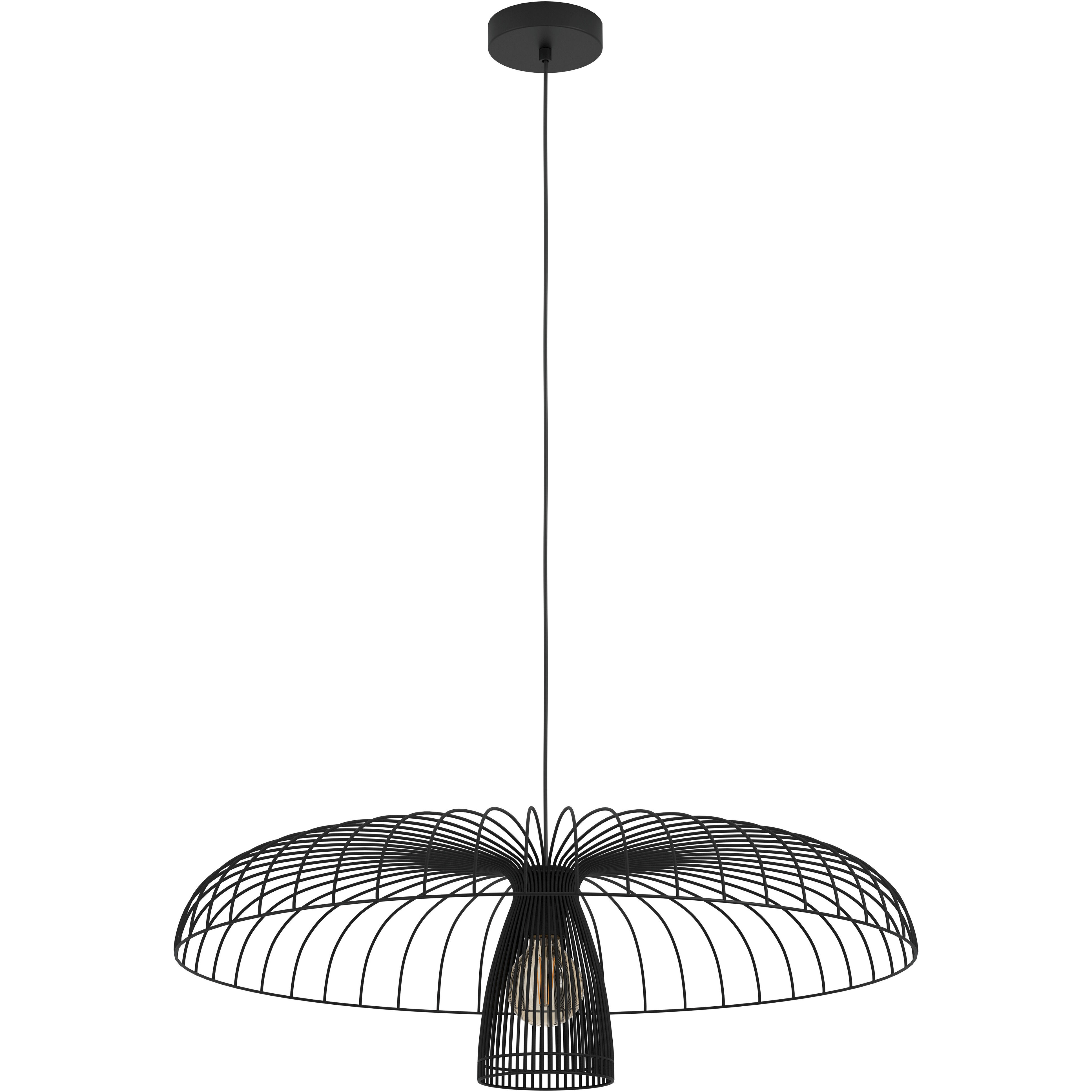 Champerico 1 Light 30.43 inch Black Pendant Ceiling Light