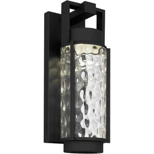 Winston LED 17 inch Sand Black Outdoor Wall Sconce