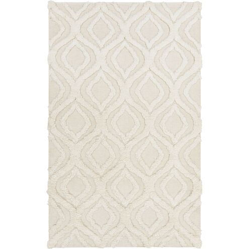 Kabru 36 X 24 inch Cream Rug