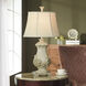 Signature 3 inch 100 watt Chrysta Cream Table Lamp Portable Light