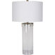 Canada 29 inch 100.00 watt Polished Nickel Table Lamp Portable Light
