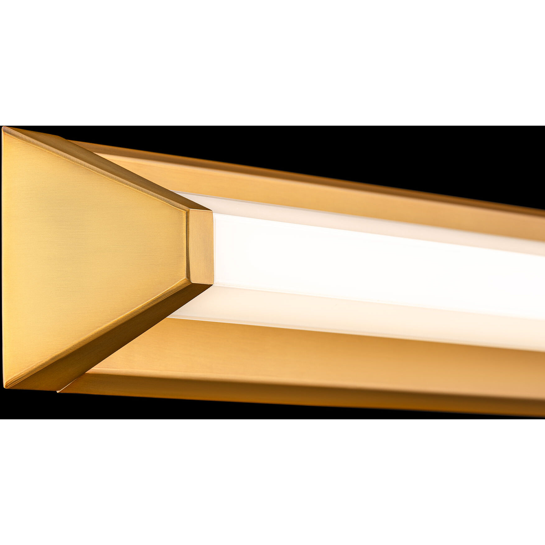 Swale Indoor Wall Lighting in 2700K, Aged Brass