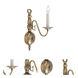 Williamsburgh 1 Light 4.75 inch Antique Brass Wall Sconce Wall Light
