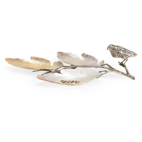 Chelsea House Natural/Silver Plated Tray