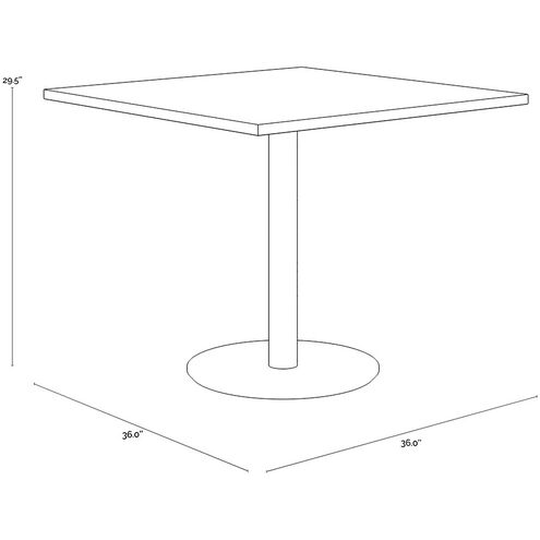 Corina Antique Brass Bistro Table