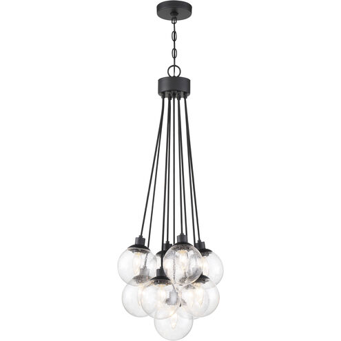 Neighborhood Que 9 Light 16 inch Flat Black Pendant Ceiling Light