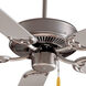 Contractor 52 inch Brushed Steel with Silver Blades Ceiling Fan