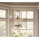 Colonial Charm 3 Light 18.75 inch White Wash and Sun Dried Clay Chandelier Ceiling Light