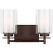 Elmwood Park 2 Light 13.25 inch Bronze Wall Bath Fixture Wall Light