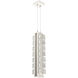 Tessera LED 7.3 inch Salt White with Ash Pendant Ceiling Light