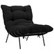Hanzo Charcoal Black Occasional Chair