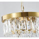 Canada 3 Light 11.8 inch Chrome Chandelier Ceiling Light