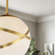 Batignolles 3 Light 24.75 inch Spring Gold Leaf Pan Pendant Ceiling Light