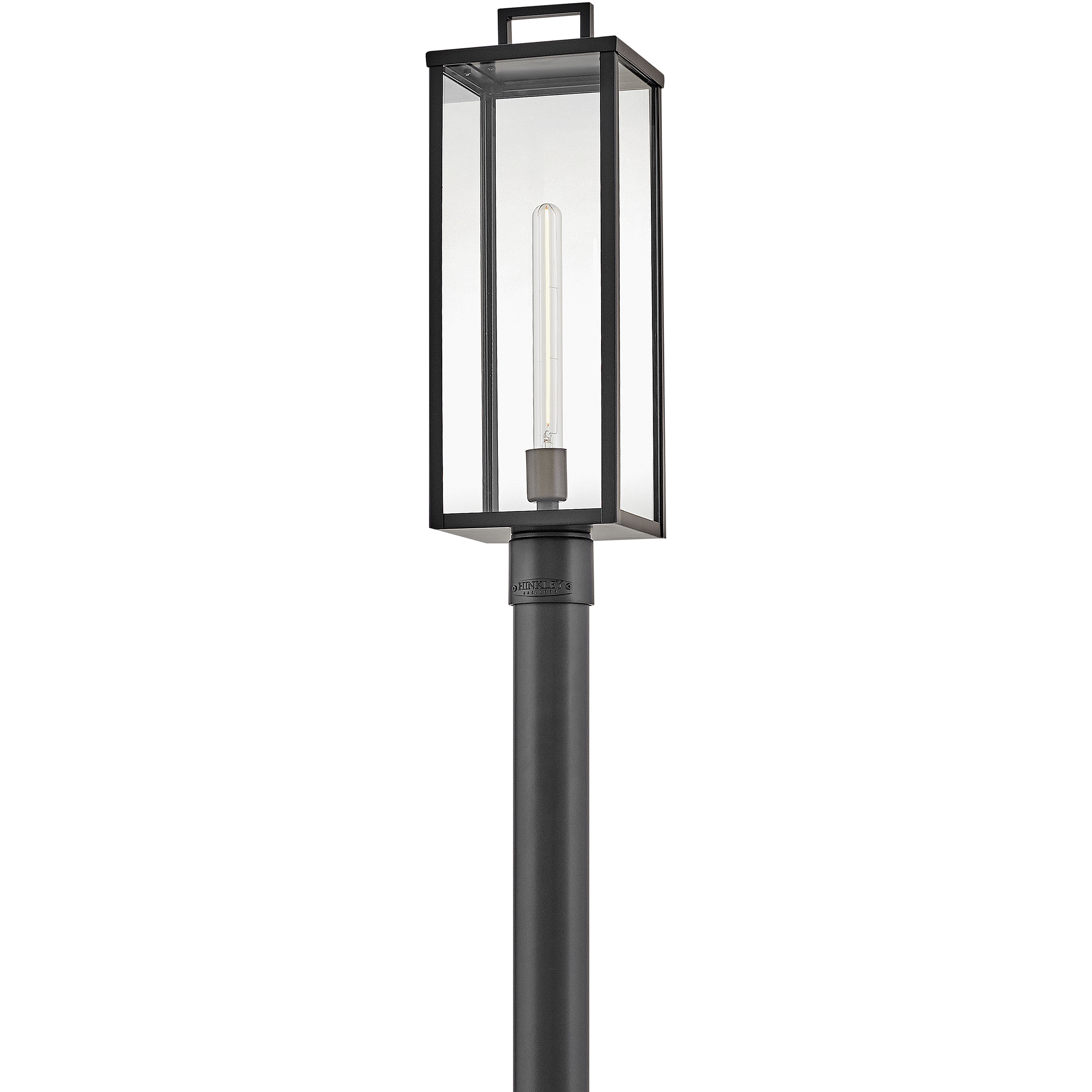 Catalina 1 Light 24 inch Black with Burnished Bronze Outdoor Post Mount