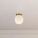 Alora Mood Cherise 1 Light 6.75 inch Brushed Gold Semi-Flush Mount Ceiling Light