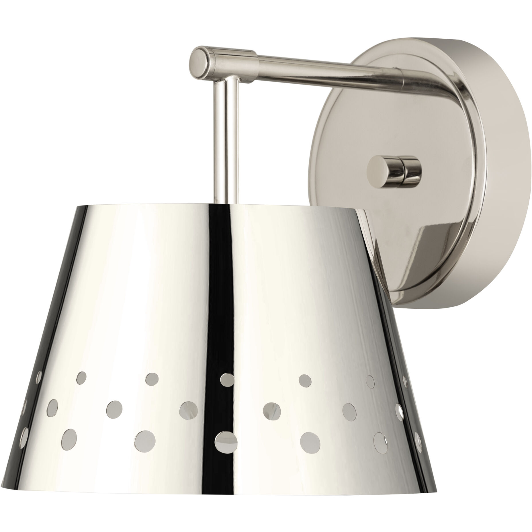Katie 1 Light 8 inch Polished Nickel Wall Sconce Wall Light