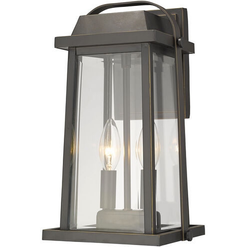 Millworks Outdoor Wall Light in Oil Rubbed Bronze