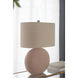 Dot 24 inch 60.00 watt Pink Table Lamp Portable Light