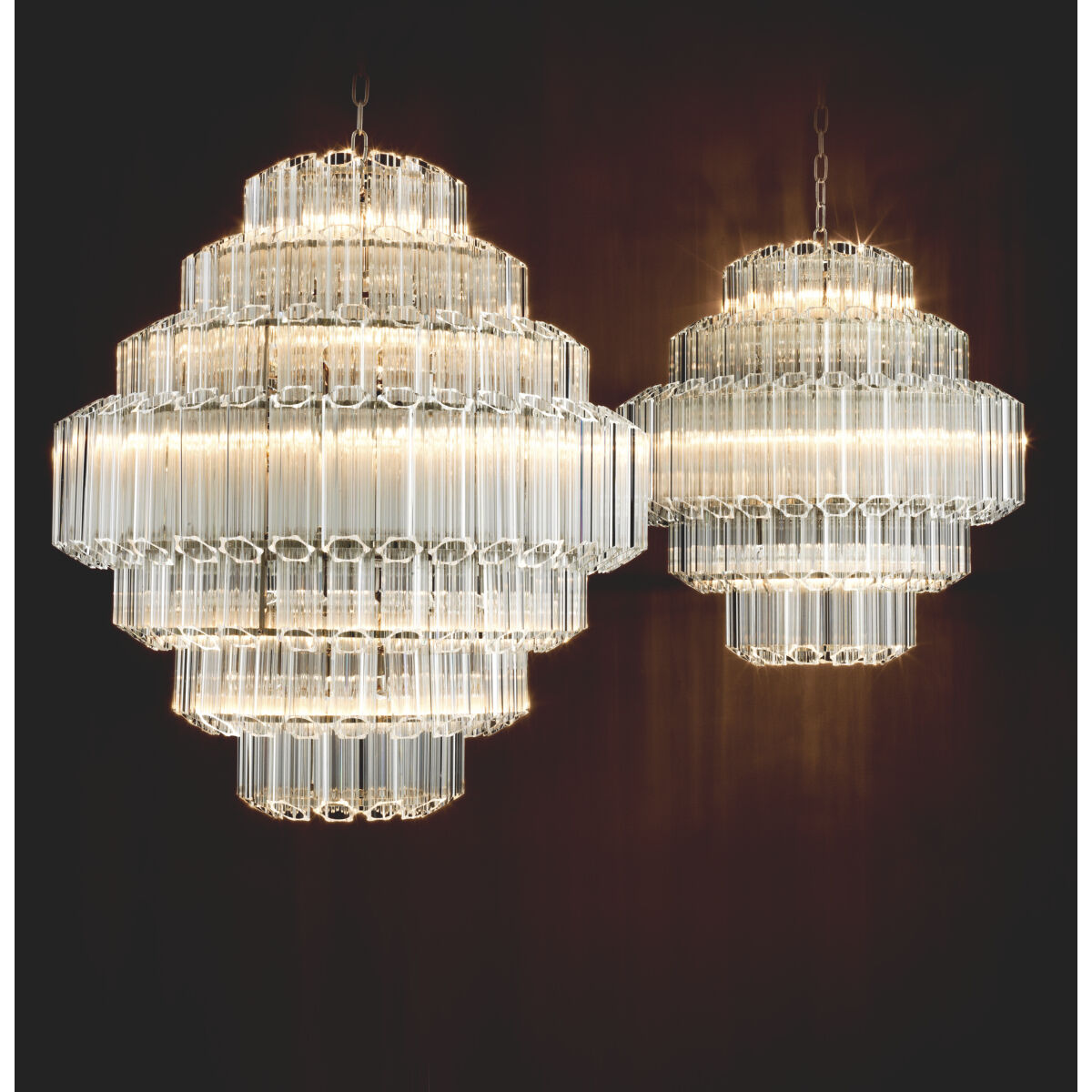 Vittoria 18 Light 31.5 inch Clear Glass Chandelier Ceiling Light, Large