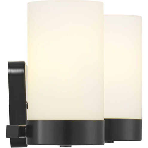 Elevate 4 Light 35 inch Matte Black Bath Vanity Wall Light, Design Series