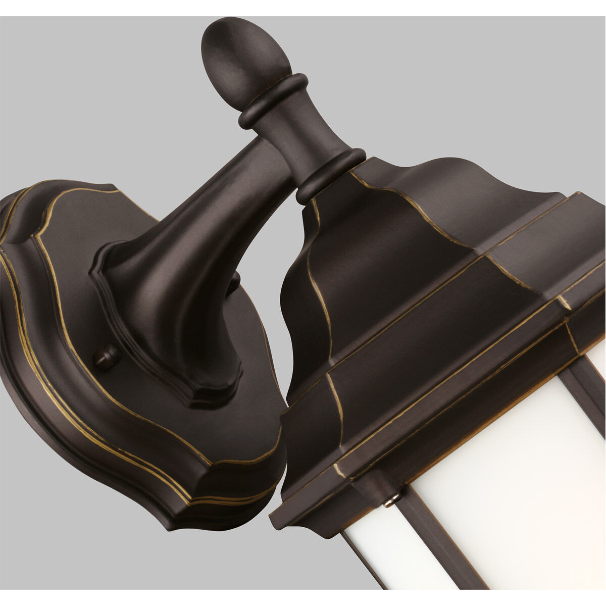 Sevier 1 Light 12.5 inch Antique Bronze Outdoor Wall Lantern, Small