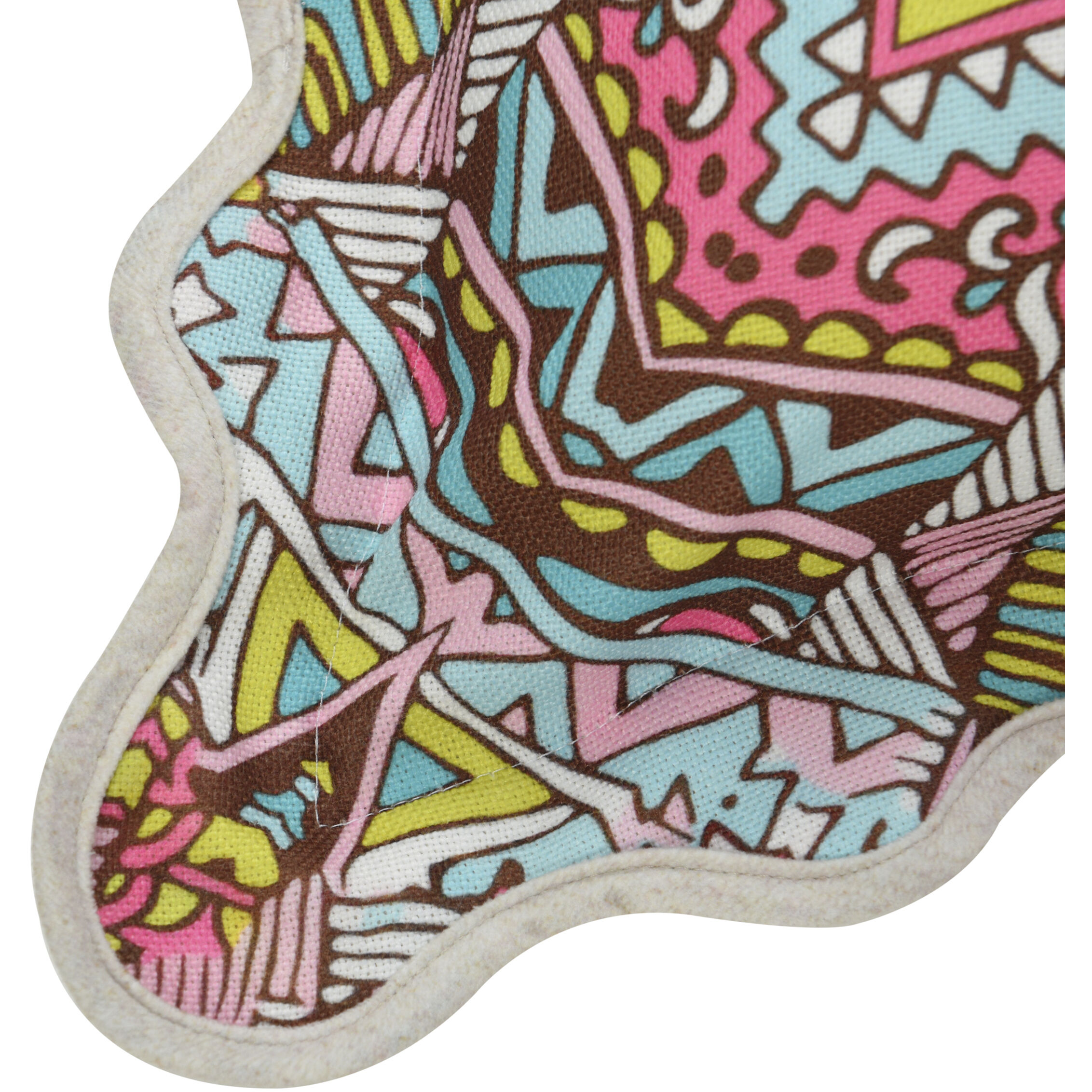 Mika 22 X 7 inch Multi and White Pillow