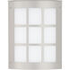 Moto 8 LED 10.25 inch Brushed Aluminum Outdoor Sconce