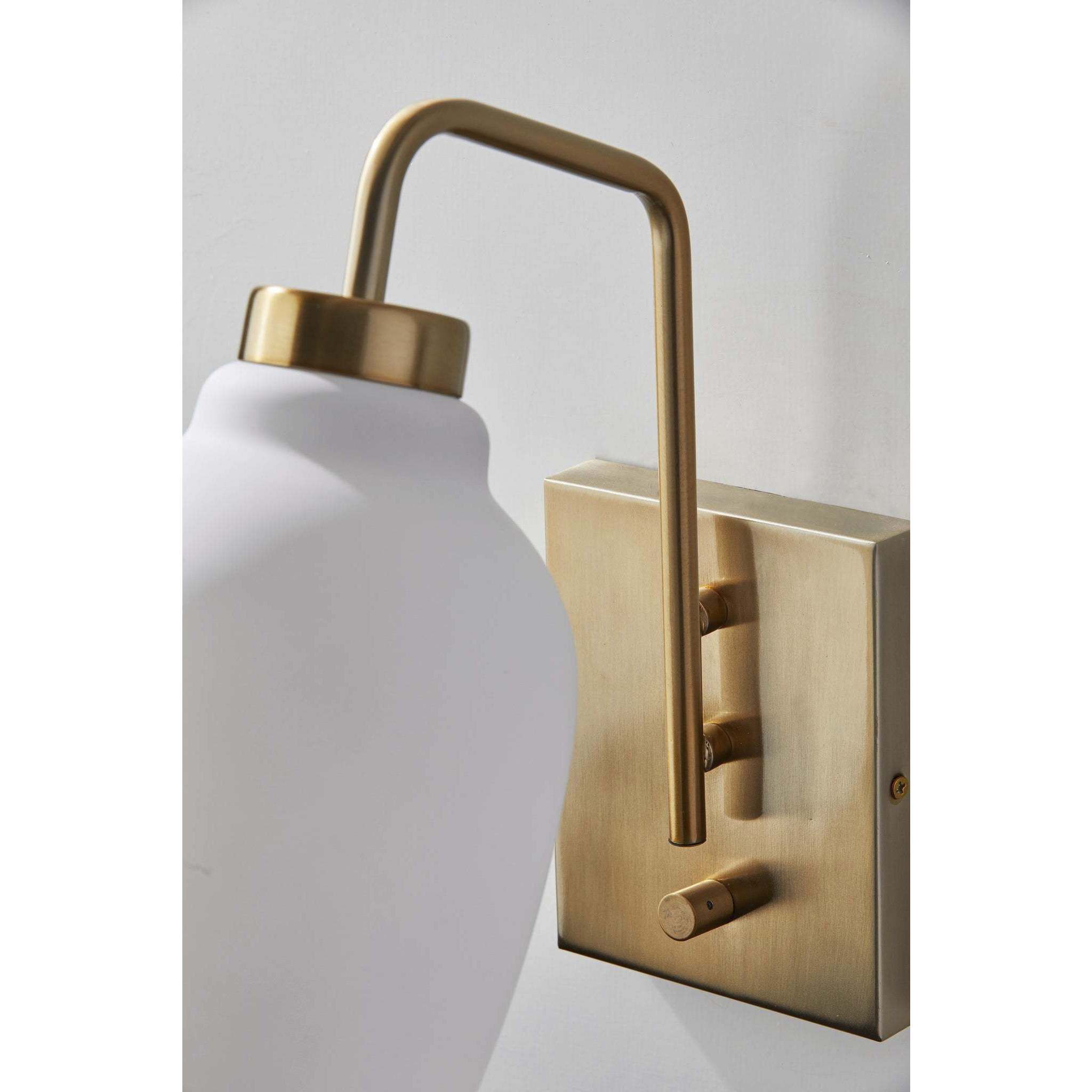 Clara 1 Light 5 inch Antique Brass Wall Lamp Wall Light