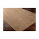Mystique 132 X 96 inch Dark Brown Handmade Rug, Rectangle