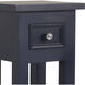 Sutter 27 X 10 inch Navy Accent Table