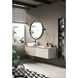 Everly 24 X 24 inch Black Mirror