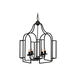 Malin 17 inch Antique Black Chandelier Ceiling Light