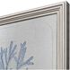 Oceanic Curiosity Blue and Metallic Framed Art, The Studio