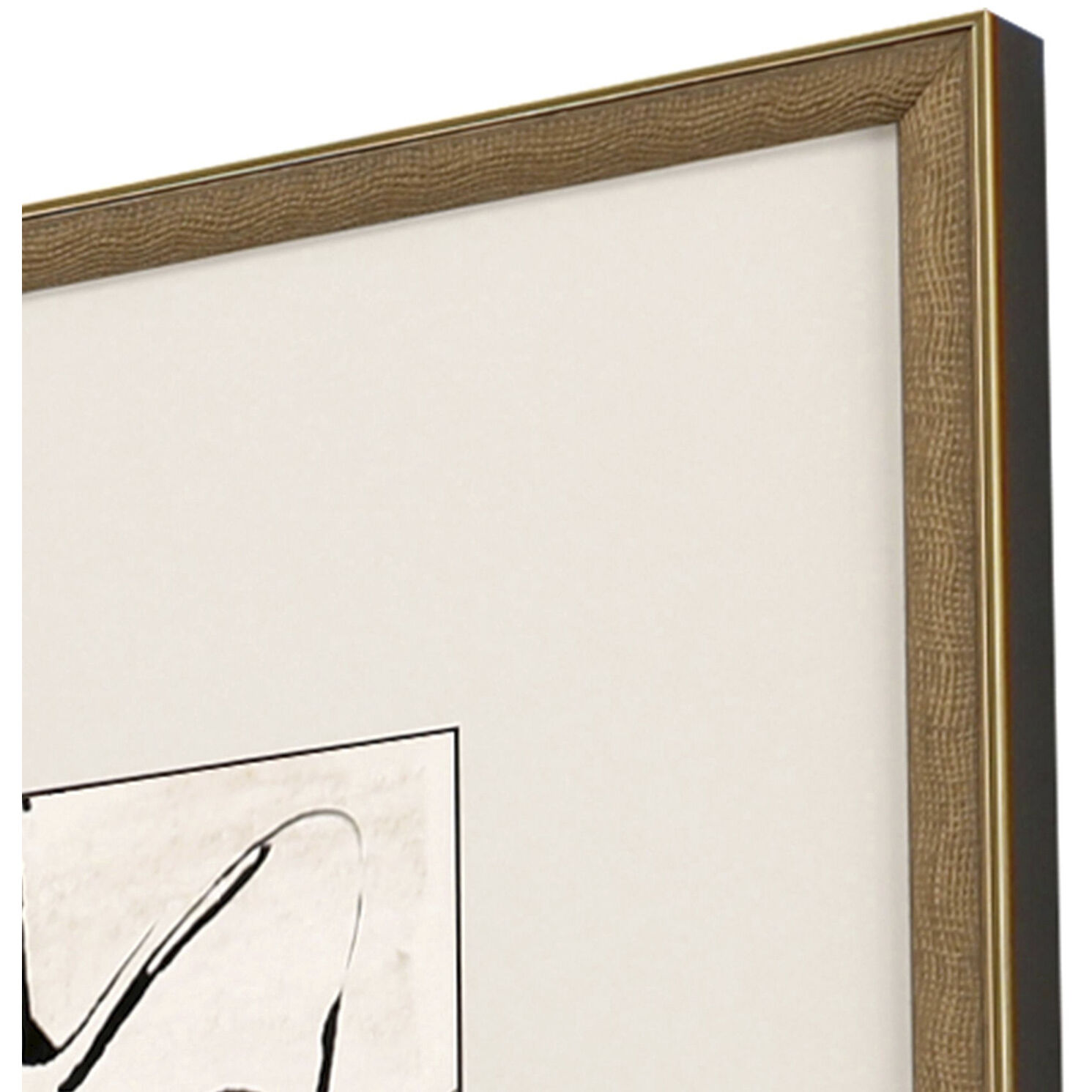 Jete Black and Neutral Framed Art, The Studio