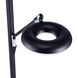 NOLA 72 inch 30.00 watt Black and Satin Nickel Torchiere Portable Light
