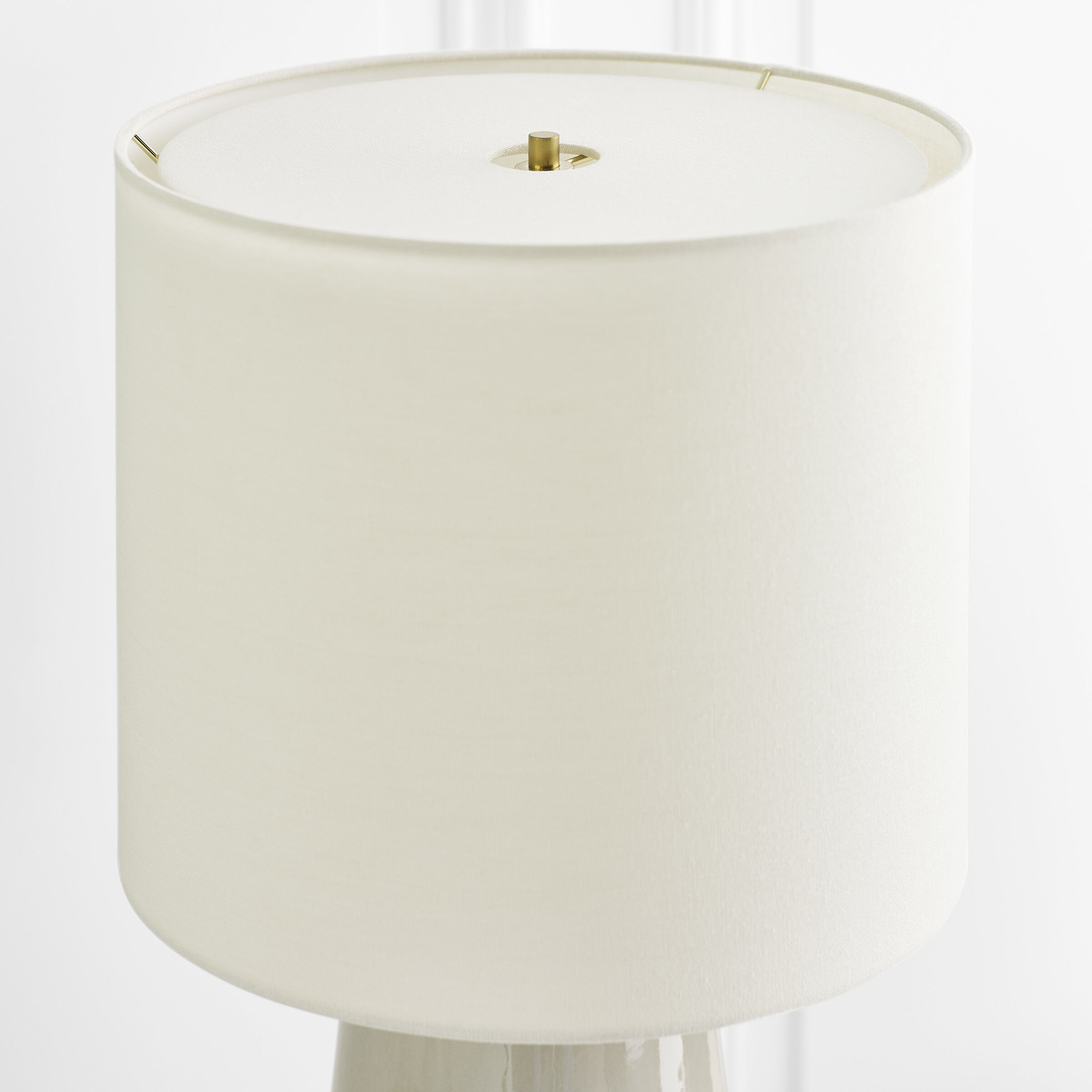 Barbara Barry Vessel 27.38 inch 9.00 watt Shellish Grey Table Lamp Portable Light