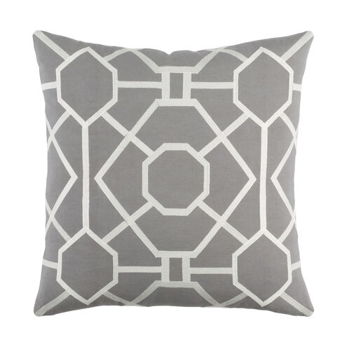 Kingdom 18 X 18 inch Medium Gray Pillow Kit, Square