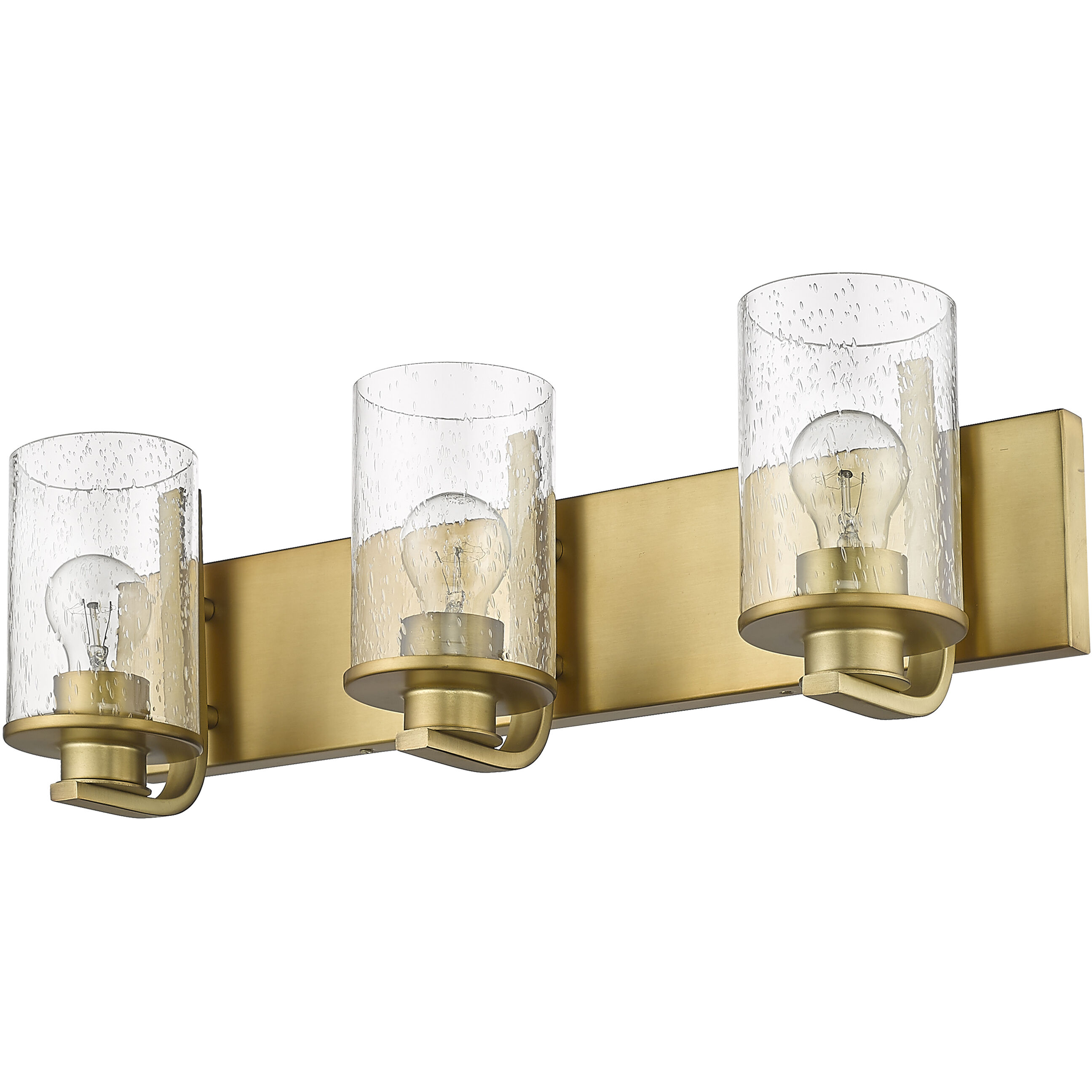 Beckett 3 Light 23 inch Olde Brass Vanity Wall Light