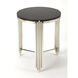 Khalifa Black Granite 23 X 18 inch Metalworks Accent Table