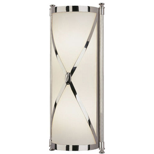 Chase 2 Light 6.5 inch Polished Nickel Wall Sconce Wall Light